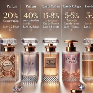 آشنایی با غلظت های عطر،ادکلن_تفاوت آن ها با یک دیگر.